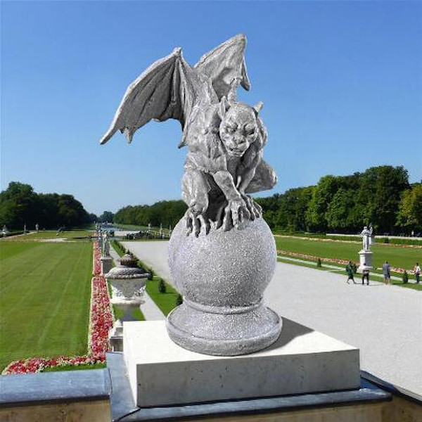 Gargoyle Finial Garden Statue Malicay Spire Pinnacle Sculpture Devilish
